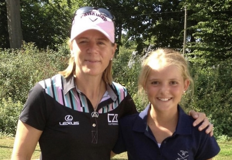 annika-sorenstam-kajsa kajsa arwefjall with annika sorenstam